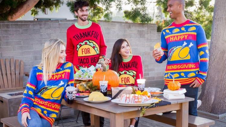 Taco Bell brengt eigen eindejaarstruien op de markt